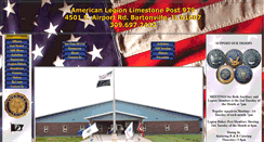 Desktop Screenshot of limestoneamericanlegion979.com